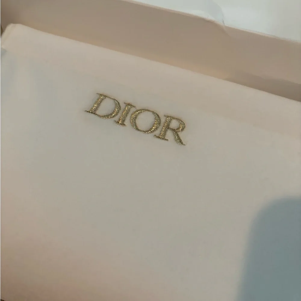 Dior Trousse velvet White Pouch - Picture 2 of 6